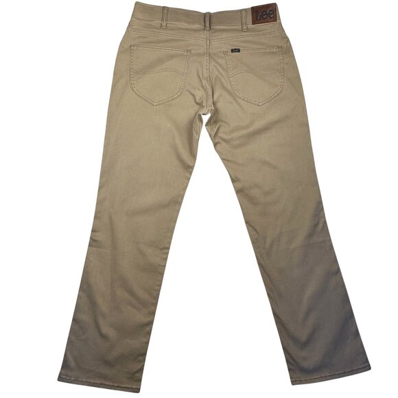 Lee Extreme Motion Straight Khaki Pants 34x30 Stretch Comfort Southern Rodeo - Picture 3 of 9